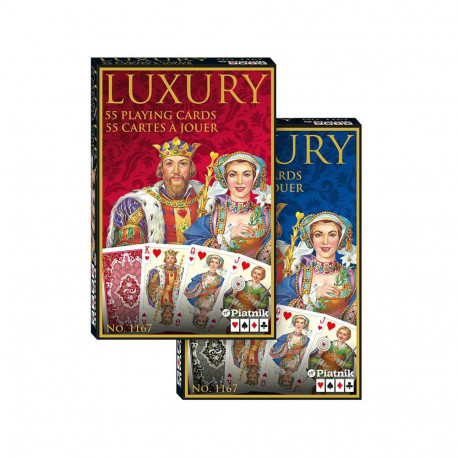Karty pojedyncze luxury talia 55 kart