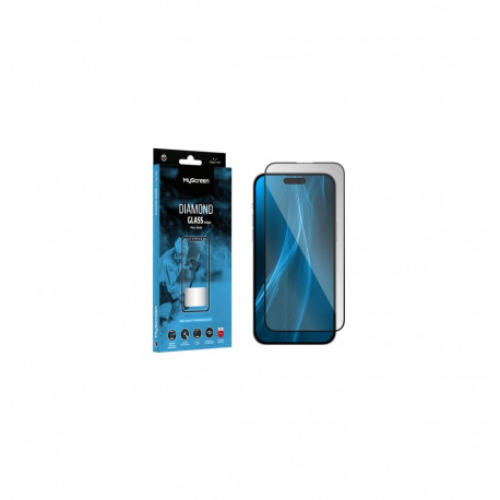 Szkło ochronne MyScreen DIAMOND GLASS LITE edge FULL GLUE must Apple iPhone 15 Pro 6.1"