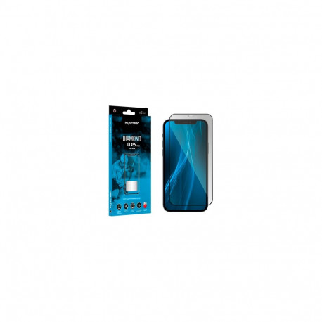 Szkło ochronne MyScreen DIAMOND GLASS LITE edge FULL GLUE must Apple iPhone 12 Pro Max 6.7"