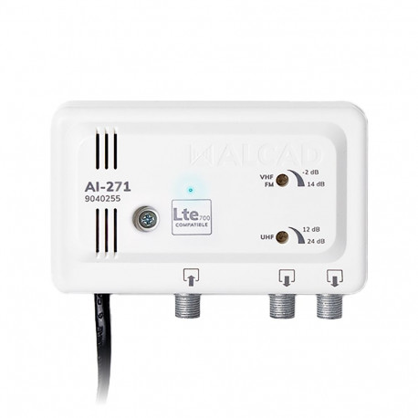 sisemine antennivõimendi 2 väljundit LTE700 AI-271 ALCAD