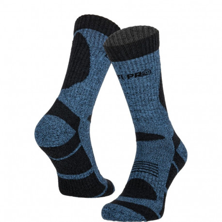 Otsad soojendatud sinihallid sokid, 1 paar, "43-46", lahti