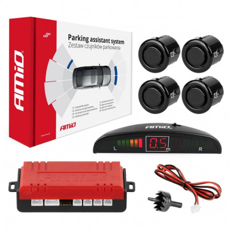 Amio parkimisandurid 01577 4 andurit LED 18mm gold, must