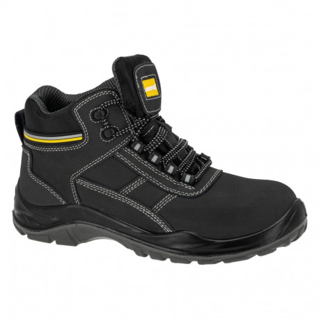 nubukist must-kollased töösaapad, s3 src, "45", ce, lahti