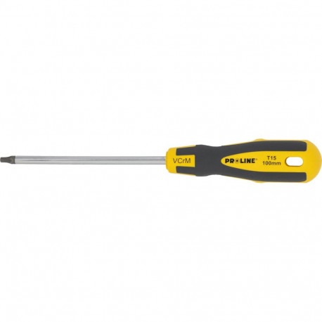 Wkrętak torx z otworem t15*100mm prof. 'soft touch' proline