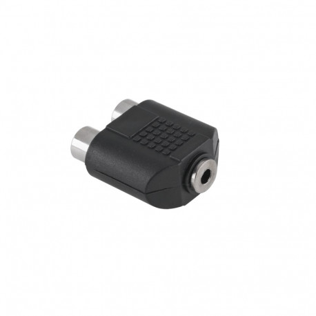 Złącze GN.JACK 3.5-2xGN.RCA (25 tk.)