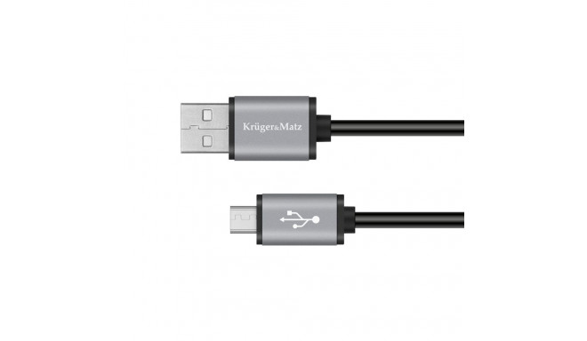 Kabel USB - micro USB 0.2m Kruger&Matz Basic