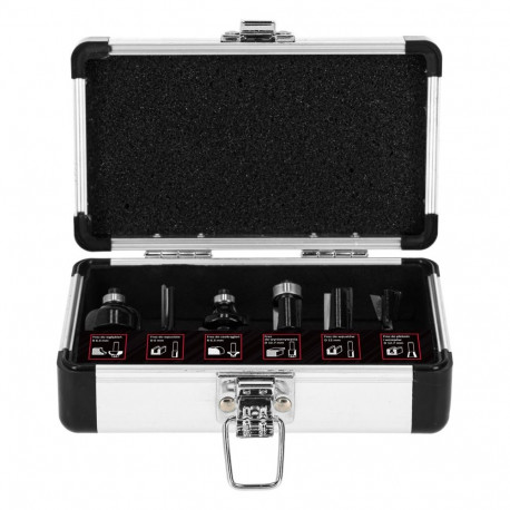 Zestaw frezów w pudełku 6 sztuk proline (tf1200,tf1500k)