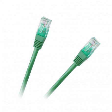 Patchcord kabel UTP 8c wtyk-wtyk 0,5m CCA zielony