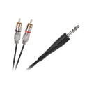 JACK 6.3 stereo - 2RCA 1,8 m kaabel