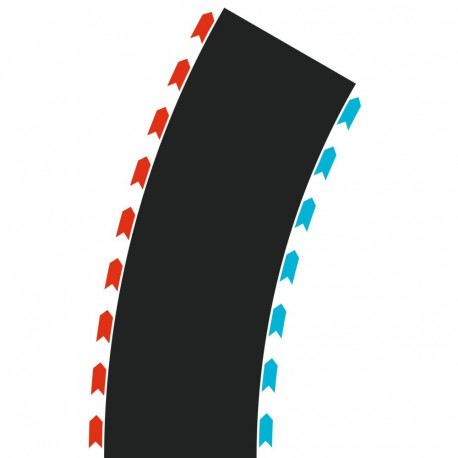 Carrera Hybrid Curves raadius 2 30° (2x L, 2x R)