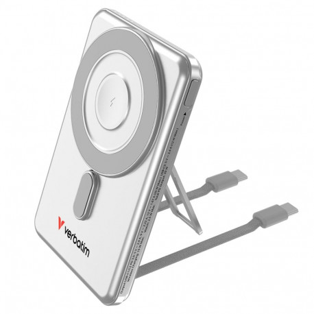 Verbatim Charge´n´Go 2C 5000mAh magnetiline akupank silikoon ümbris, sisaldab 2 kaablit 32276