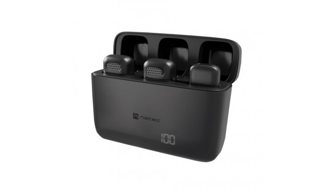 Natec | Microphone | NMI-2253 | Hopper | Wireless | Black