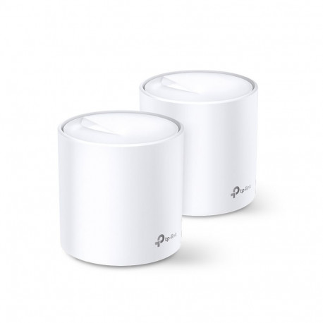TP-Link AX3000 Whole Home Mesh Wi-Fi 6 System Deco X60 (2-pack) 802.11ax, 2402+574 Mbit/s, 10/100/10