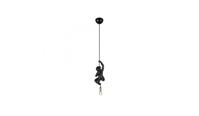 LUMINAIRE rippvalgusti E14 must