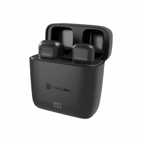 Natec | Microphone | NMI-2255 | Hopper | Black | Noise reduction