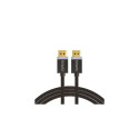 Savio DisplayPort cable 2 m Black CL-166