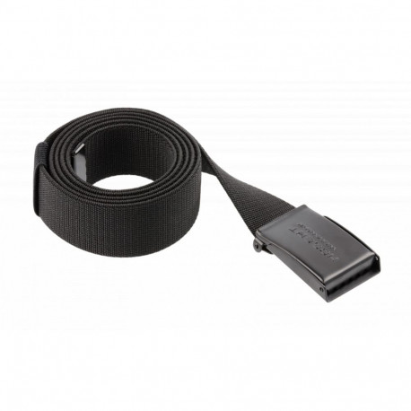 Elastīgs jostas siksna ar metāla sprādzi, WESEL, HT5K463, 130 cm, melna, 30% gumija, 70% polipropilē