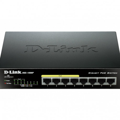 D-link switch 8-port 10/100/1000Gigabit Meta