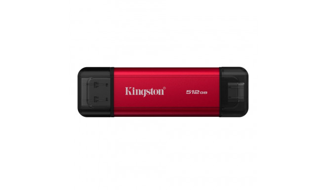 External SSD|KINGSTON|512GB|3D NAND|Write speed 950 MBytes/sec|Read speed 1050 MBytes/sec|SPSD/512GB
