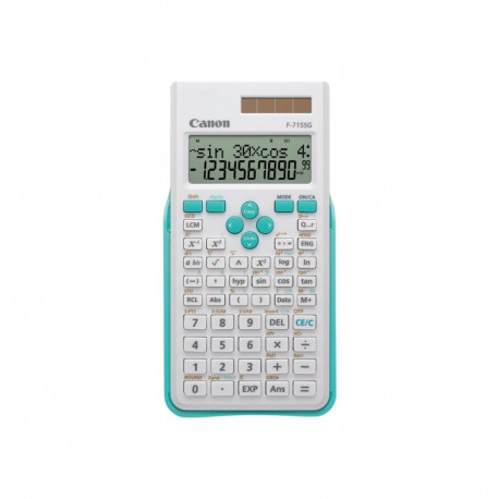CANON F-715SG WHITE & BLUE EXP DBL Calculator