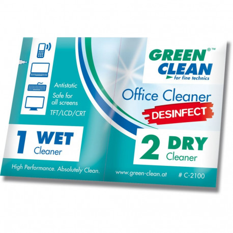 Cleaning Wipe - Green Clean Office Cleaner Disinfecting Wipes 10 pcs