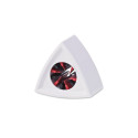 Microphone Accessory - Rycote Single Triangular Mic Flag White