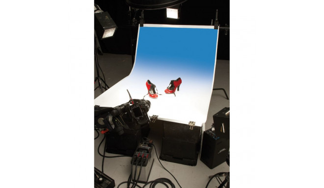 Background - Colorama Gradient Backdrop 110 x 170 cm Blue/White