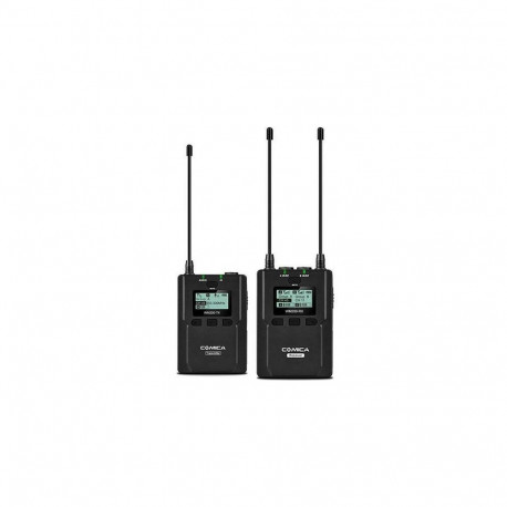 Microphone - Comica CVM-WM200C Wireless Dual-Channel 2.4GHz System Black
