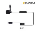 Microphone - Comica CVM-V01SP(UC) Omnidirectional Lavalier 2.5m USB Type-C