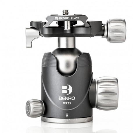 Tripod Head - Benro VX25+PU60X Professional Photography & Videography Black