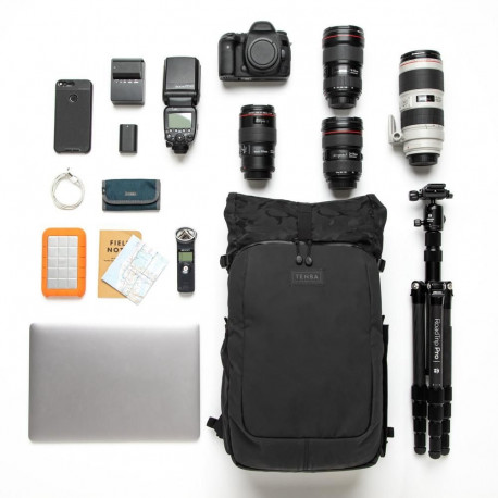 Camera Backpack - Tenba Fulton v2 16L All Weather (mirrorless/DSLR, 5-7 lenses, 16" laptop)