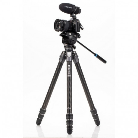 Tripod - Benro Tortoise 34CLV Adjustable Legs Ball Head Black