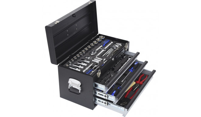 KS Tools 1/4 +1/2  CHROMEplus Universal Tool Set    99 pcs