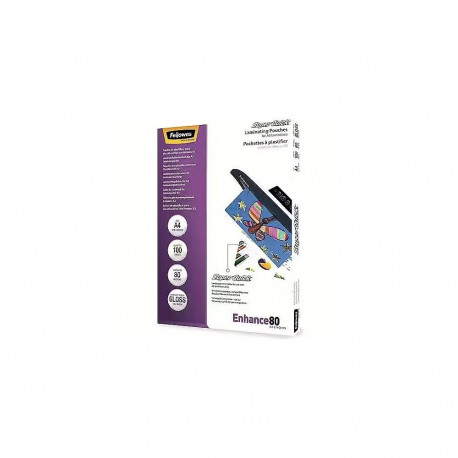 Fellowes 80mic Laminating Pouches A4 Glossy (100 pcs)