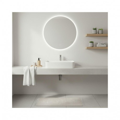 valgustatud LED ümmargune peegel LUNA D70