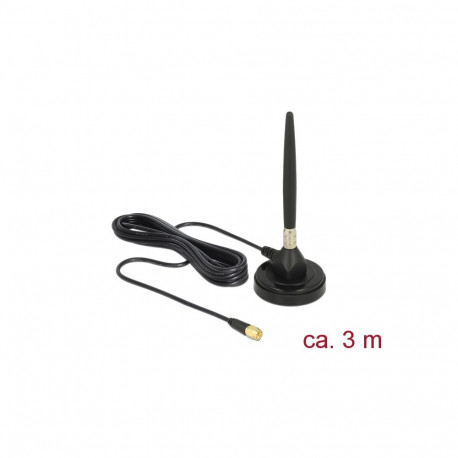 Ringantenn: 3 dBi, GSM, UMTS, Z-Wave, LoRa, sise-ja välitingimustele, magnetalusega, RG-174 3.0m, sm