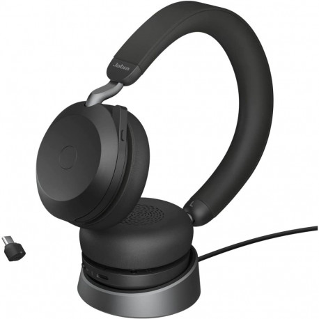 Juhtmevaba peakomplekt Evolve2 75 Link380c UC laadimisjaam, must