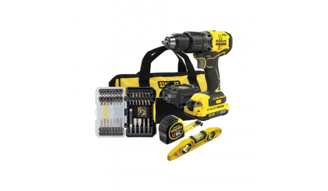 DRILL/DRIVER SET WITH ACCESSORIES SFMCK101D1S STANLEY