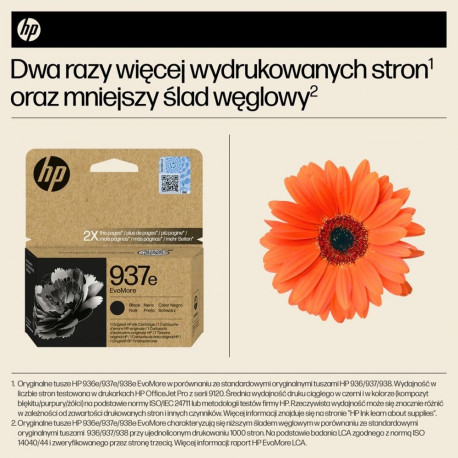 HP tindikassett 937e EvoMore originaalne, must