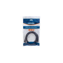 Intellinet Network Patch Cable, Cat6, 15m, Black, CCA, U/UTP, PVC, RJ45, Gold Plated Contacts, Snagl