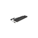 DeLOCK 12115 keyboard Gaming USB QWERTZ German Black