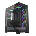 Case PC VOLCANO STELLAR PLUS ARGB MIDI 8F Black