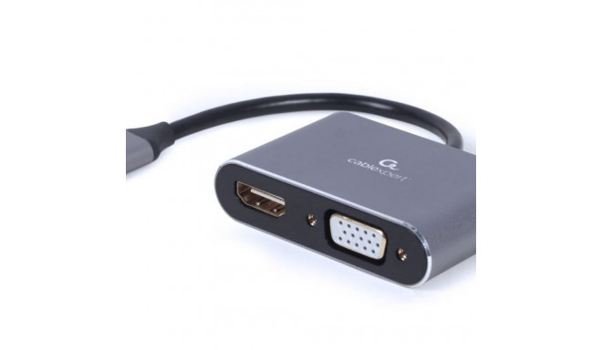 Output: USB-C to HDMI VGA Adapter