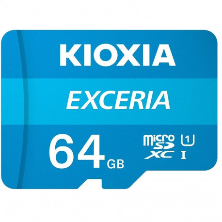 Kioxia mälukaart microSDXC 64GB Exceria M203 UHS-I U1 + adapter