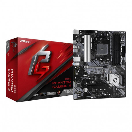 Mainboard|ASROCK|AMD B550|SAM4|ATX|2xPCI-Express 3.0 1x|1xPCI-Express 3.0 4x|2xM.2|1xPCI-Express 4.0
