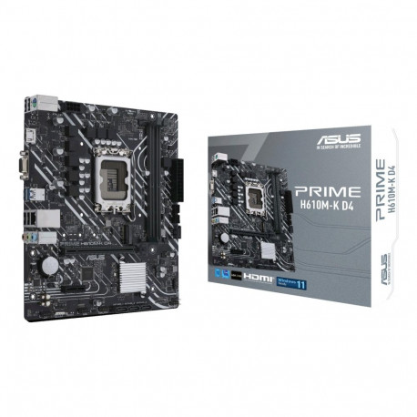 Mainboard|ASUS|Intel H610|LGA1700|MicroATX|Memory DDR4|Memory slots 2|1xPCI-Express 3.0 1x|1xPCI-Exp
