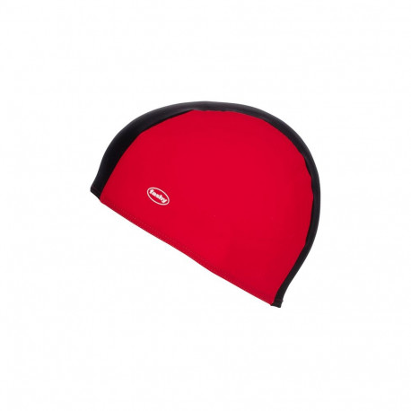 Fabric swimming cap FASHY 3252 06 red/black, mens
