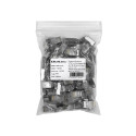Network Connector - Qoltec 54554 RJ45 CAT5e FTP Gold-plated Contacts 100 pcs