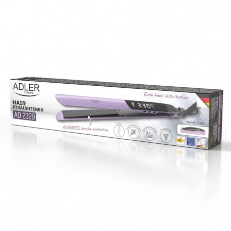 Health & Personal Care - Adler AD 2329 Keratin Hair Straightener 130-230°C