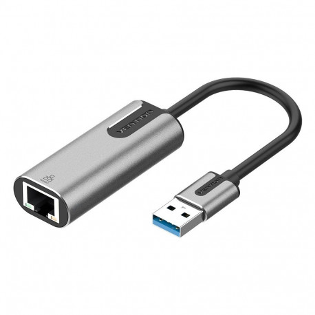 Adapter - Vention USB 3.0-A to Gigabit Ethernet Adapter 1000 Mbit/s Gray